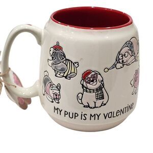 Global Design My Pup Is My Valentine Ceramic Coffee Mug 16oz